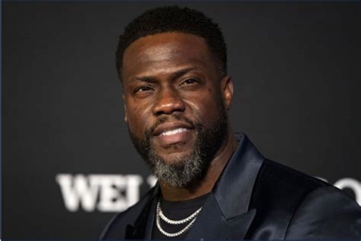 Kevin Hart on a talk show