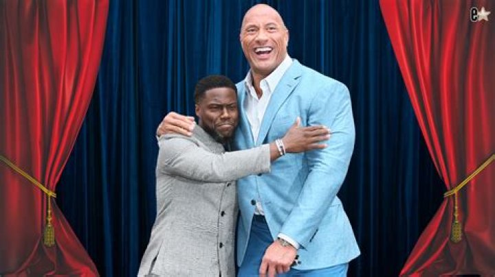 Kevin Hart with Dwayne Johnson