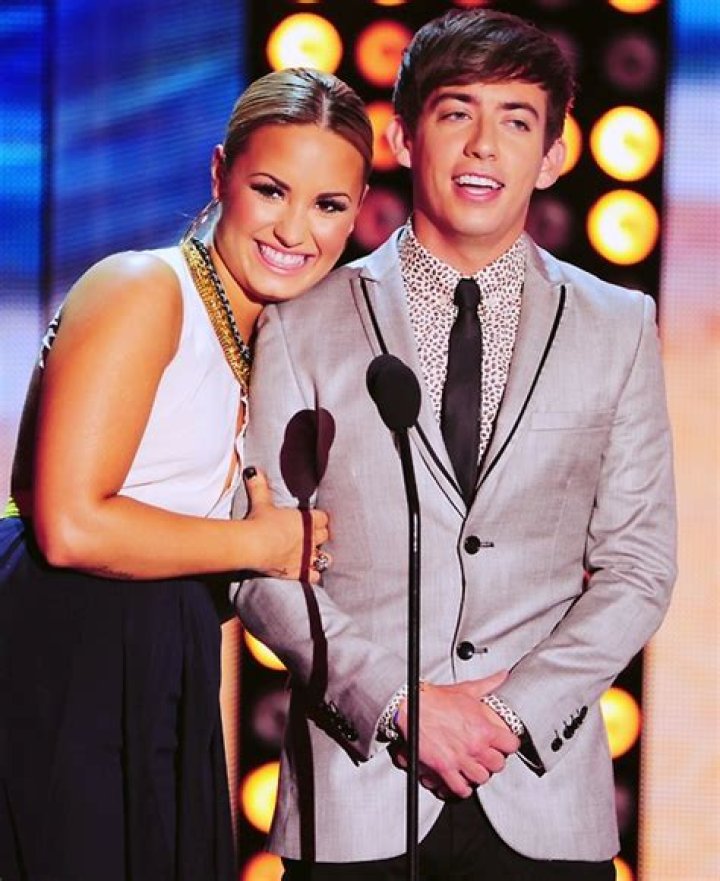 Kevin McHale and Demi Lovato during Teen Choice Awards 2012