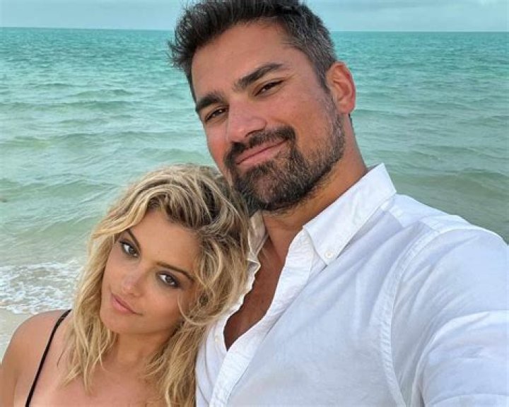 Keyan Safyari and Bebe Rexha, as seen in June 2022