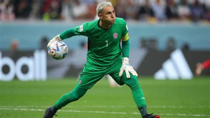 Keylor Navas going through the medical tests before signing for Real Madrid CF