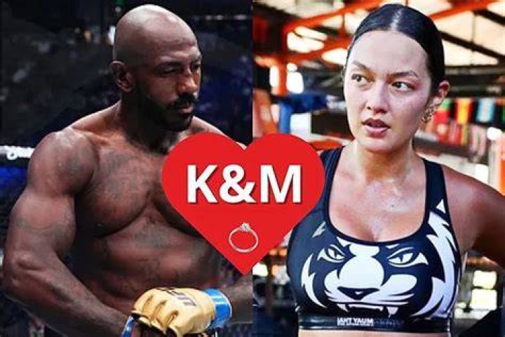 Khalil Rountree Jr. and Mia Kang, as seen in February 2022