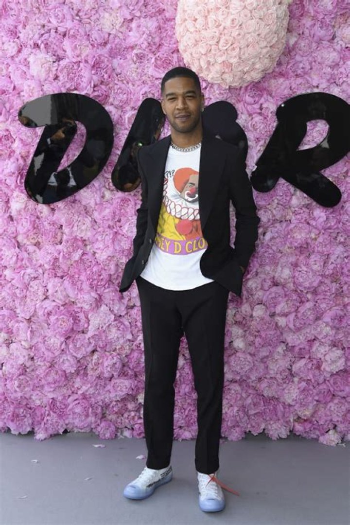 Kid Cudi at the Dior Homme show during Paris Fashion Week in June 2014