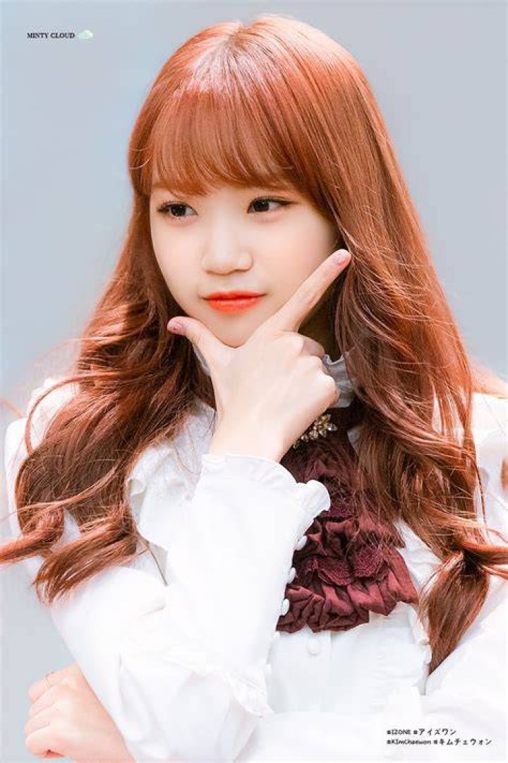 Kim Chaewon as seen in January 2019