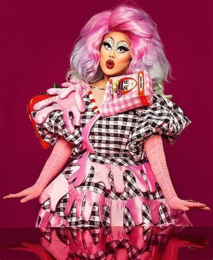 Kim Chi pictured at RuPaul's DragCon LA 2018