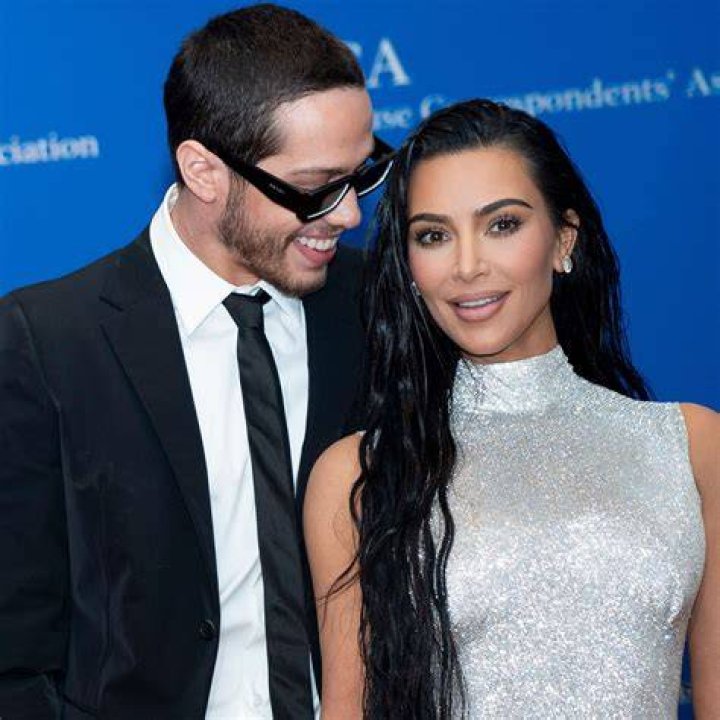 Kim Kardashian with Pete Davidson in May 2022