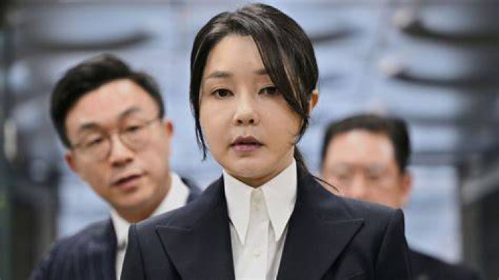 Kim Keon-hee as seen in a picture that was taken in 2021