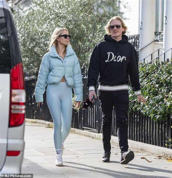 Kimberley Garner and her ex-boyfriend Richard Dinan