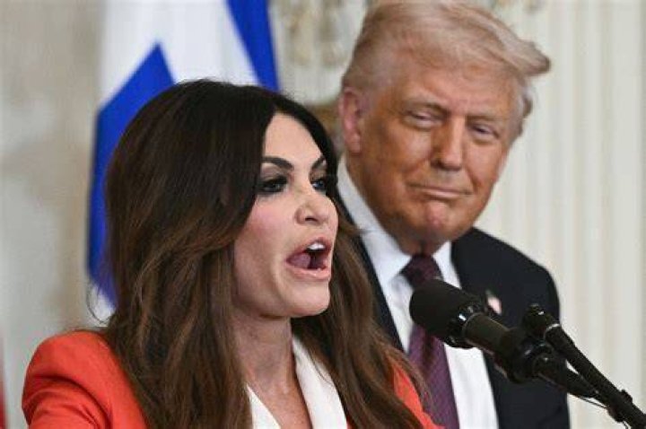 Kimberly Guilfoyle and Donald Trump Jr., as seen in December 2020