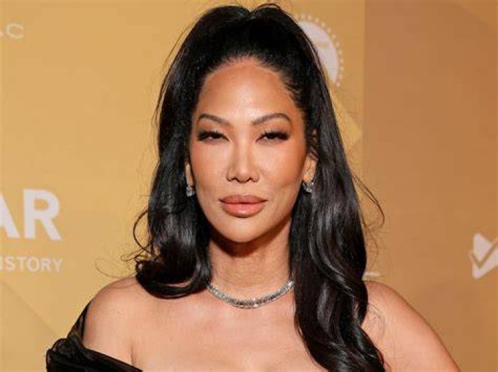 Kimora Lee Simmons during a vacation in St. Bart&rsquo;s with her daughter in December 2012