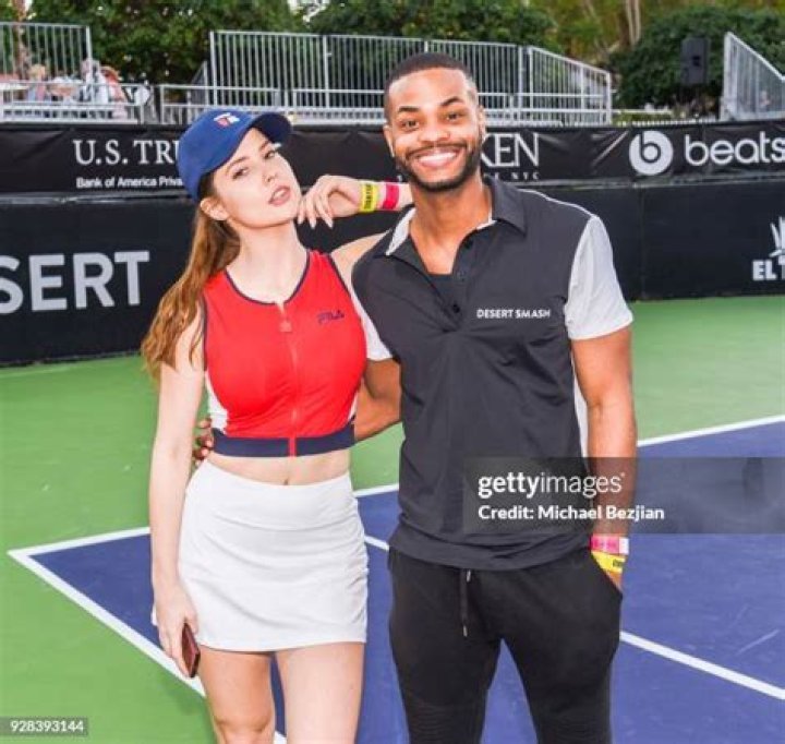 King Bach and Amanda Cerny at the annual Midsummer Night's Dream Party in August 2016