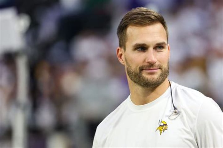 Kirk Cousins as seen with the Minnesota Vikings prior to a game against the Washington Commanders at FedEx Field in Landover, Maryland on November 6, 2022