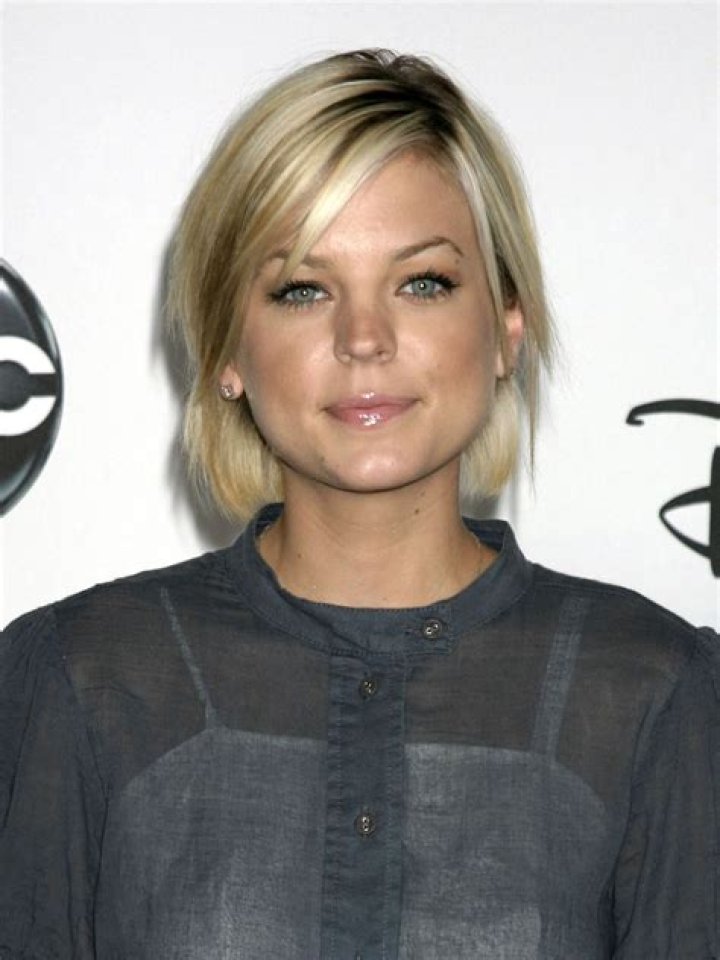 Kirsten Storms wearing red lipstick in a car selfie in February 2018