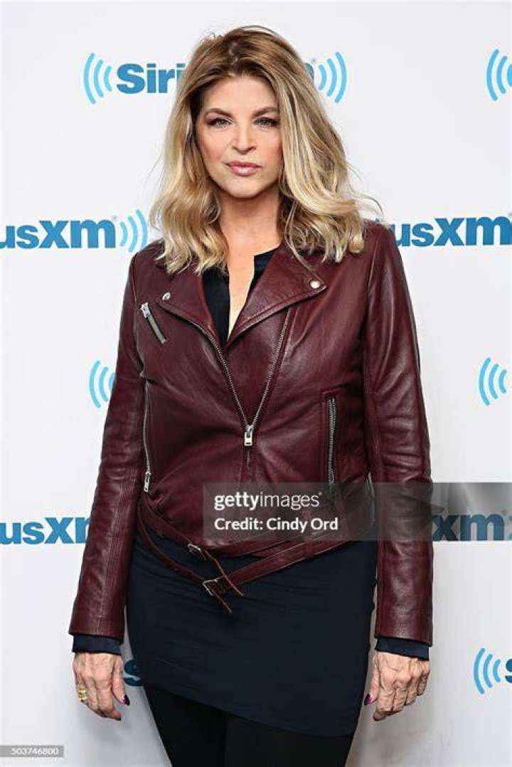 Kirstie Alley at SiriusXM Studios in New York City in January 2015