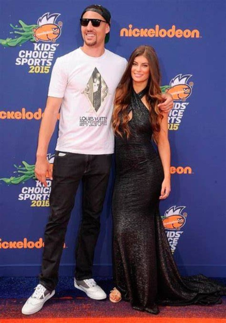 Klay Thompson and Hannah Stocking