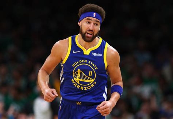 Klay Thompson&rsquo;s reaction after winning the Foot Locker Three-Point Contest at the 2016 NBA All-Star Weekend on February 13, 2016 in Toronto, Canada