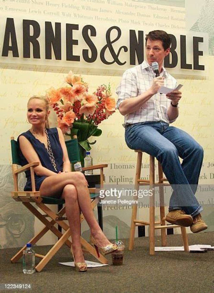 Kristen Chenoweth and Sean Hayes as seen in 2010
