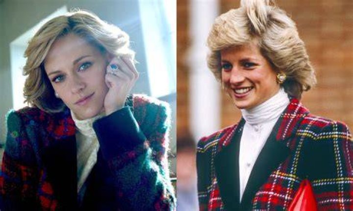 Kristen Stewart as Lady Diana, Princess of Wales which she played in 2021 movie Spencer