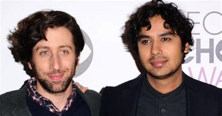 Kunal Nayyar (Left) and Simon Helberg at PaleyFest in March 2013