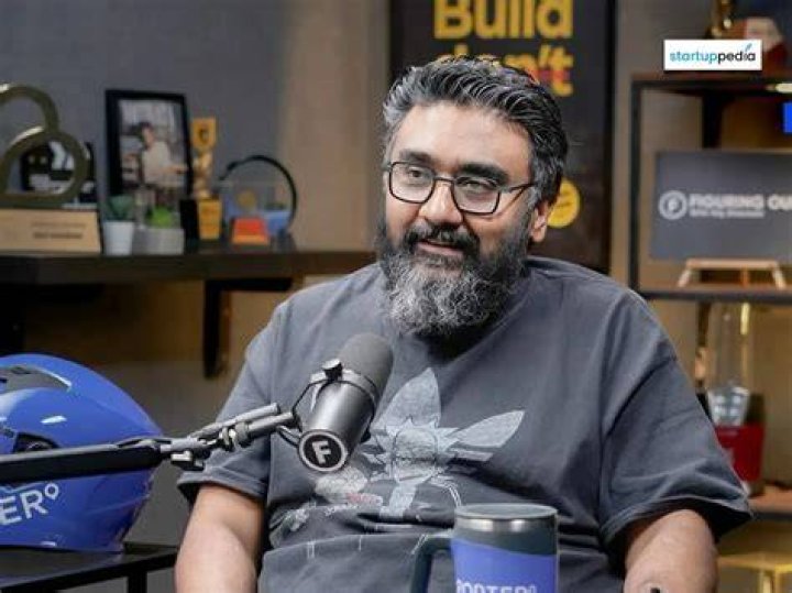 Kunal Shah as seen in a picture taken at a beach in May 2021