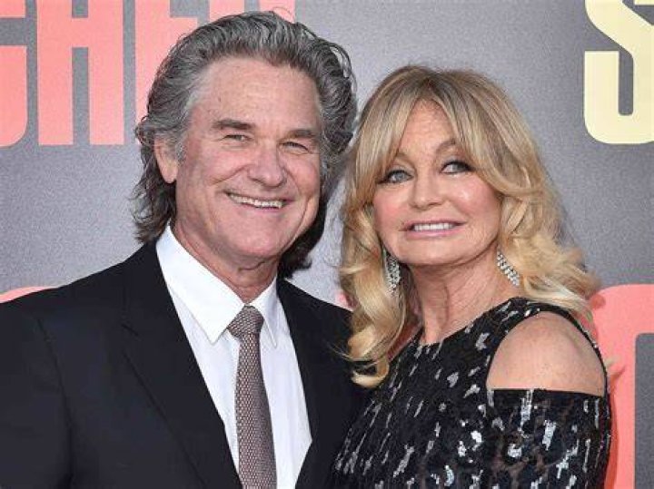 Kurt Russell and Goldie Hawn seen arriving at the Academy Awards in 1989