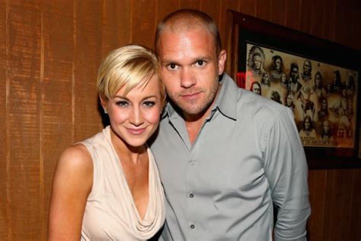 Kyle Jacobs and Kellie Pickler listening to Interstate 10 band in 2016
