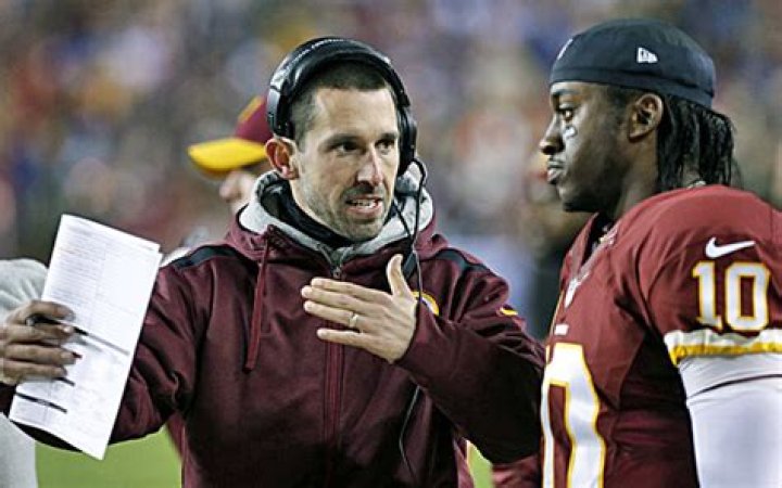 Kyle Shanahan at Washington Redskins Training Camp in August 2011