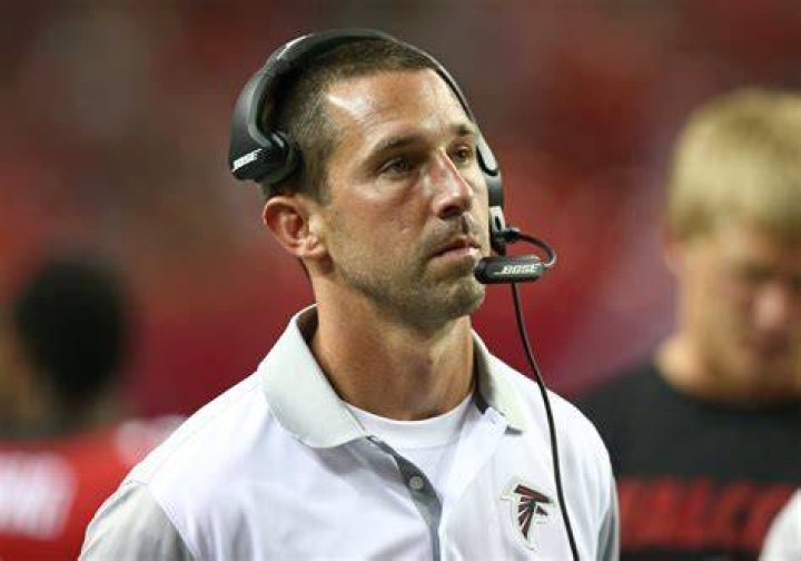 Kyle Shanahan during an interview as seen in December 2017
