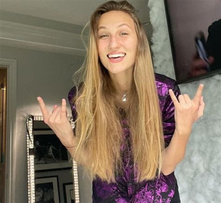 Kylie Prew in October 2021 thrilled to suddenly know how to dress herself