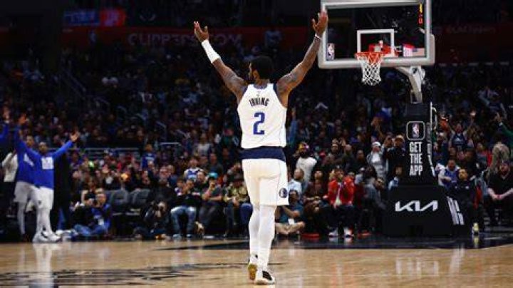 Kyrie Irving after scoring a point