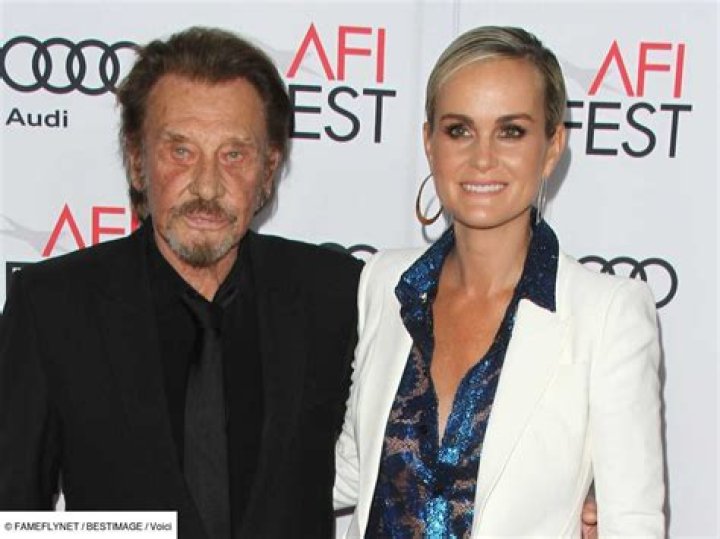 Laeticia Hallyday and her beau Johnny Hallyday as seen in a picture that was taken in the past (1)