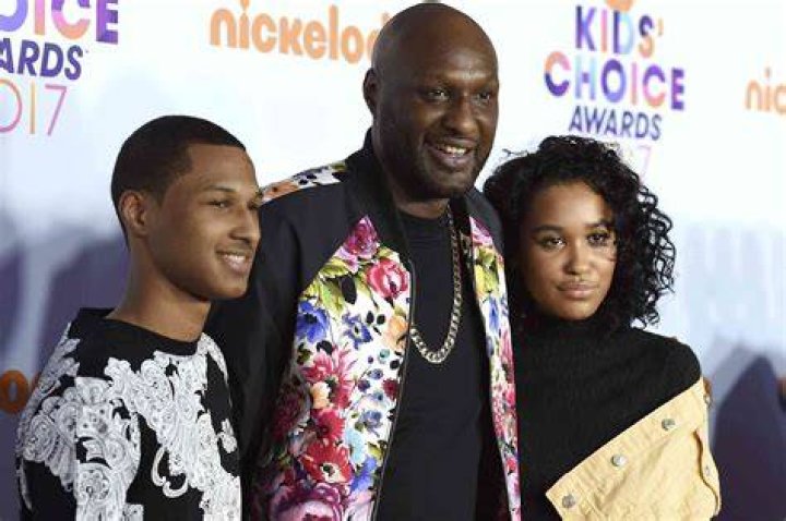 Lamar Odom and his family attend church in Agoura Hills on March 27, 2016