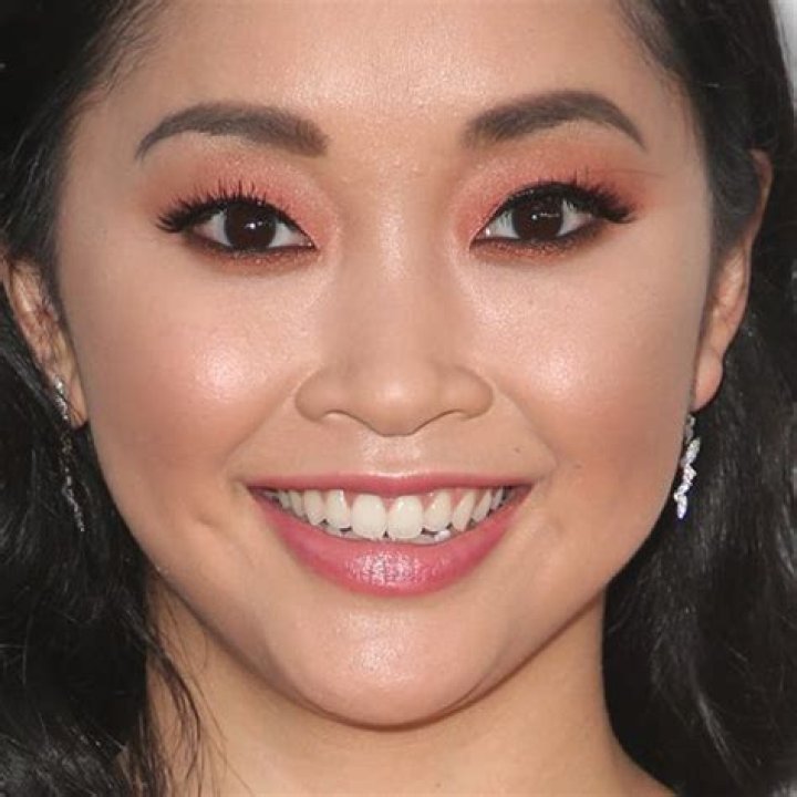 Lana Condor wearing makeup by Anton Khachaturian in May 2018