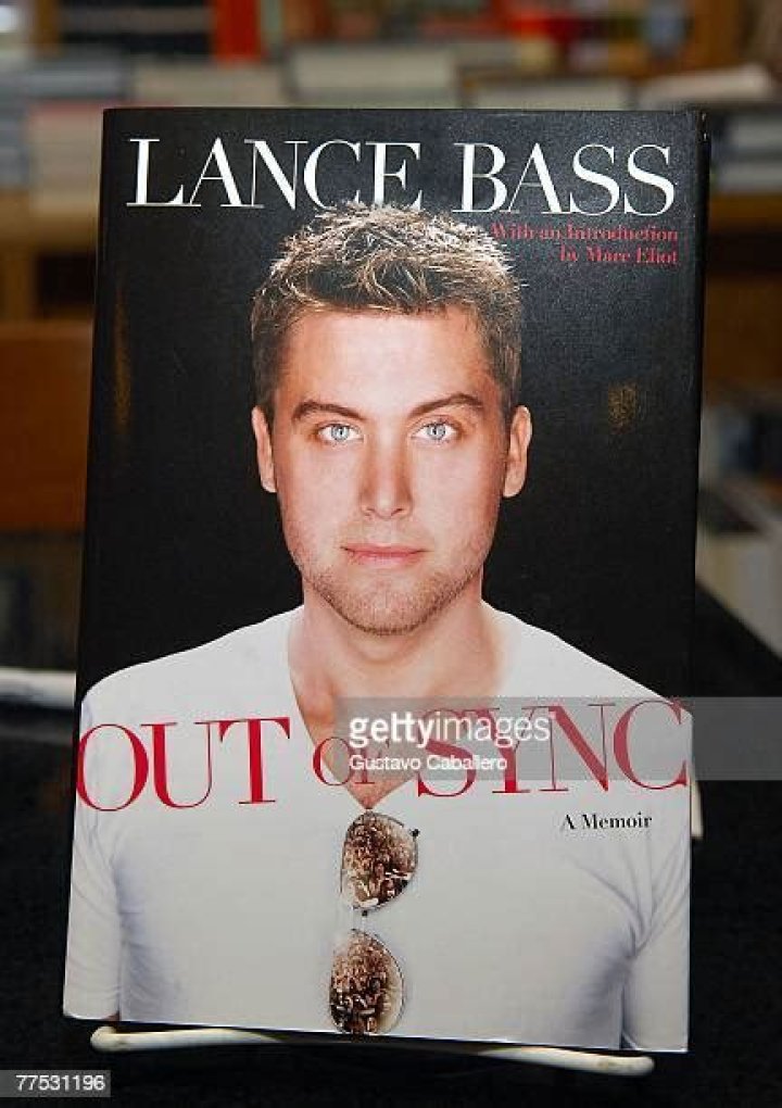 Lance Bass at a book signing in New York City in 2007