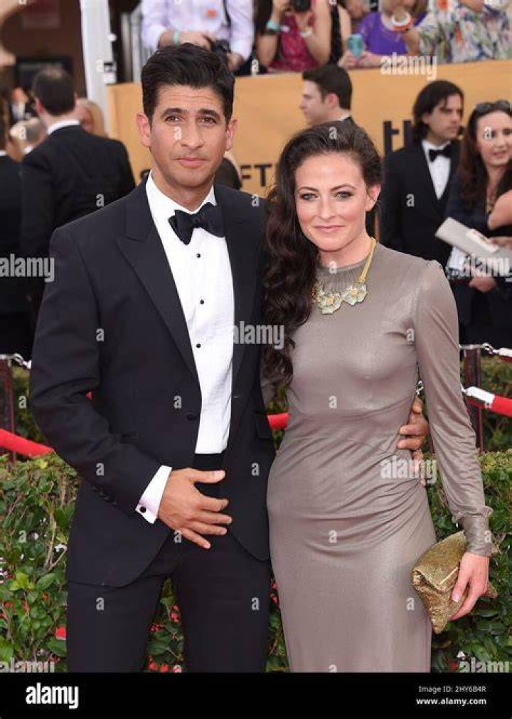 Lara Pulver and Raza Jaffrey at the 2015 Screen Actors Guild Awards in Los Angeles