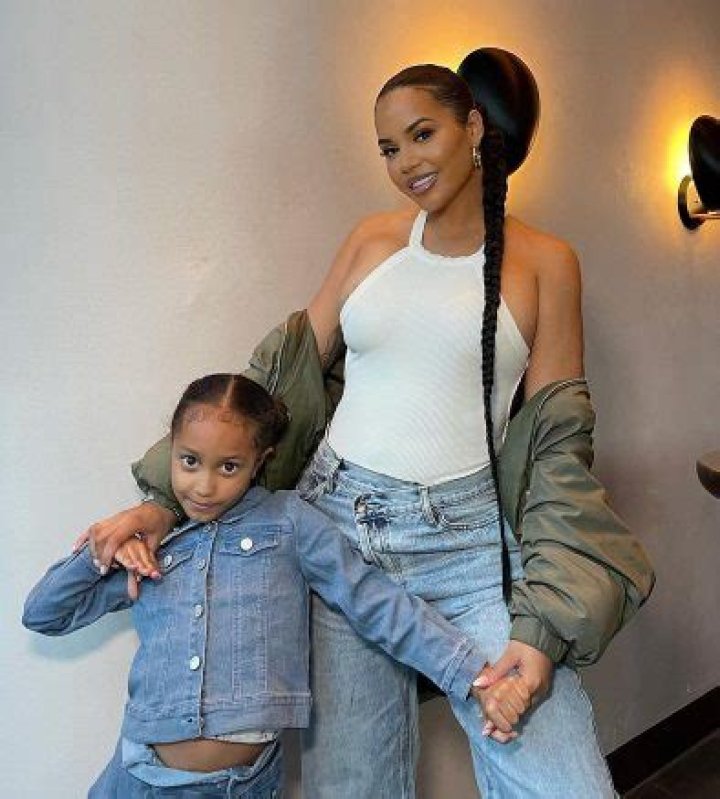 Lateysha Grace with her daughter in July 2018