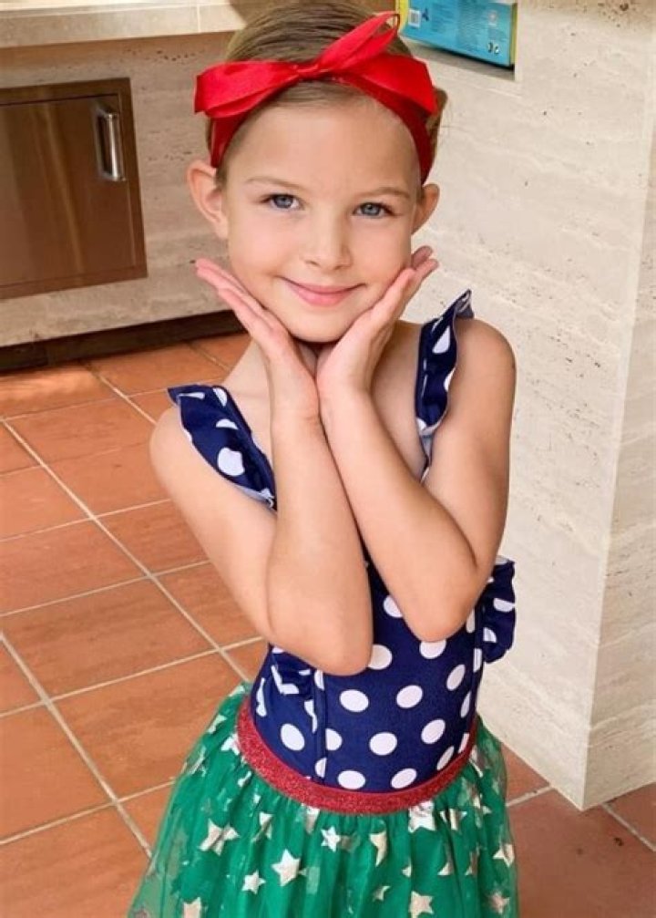 Laura Johnston as seen in a picture that was taken with her father Jeremy Johnson in May 2020