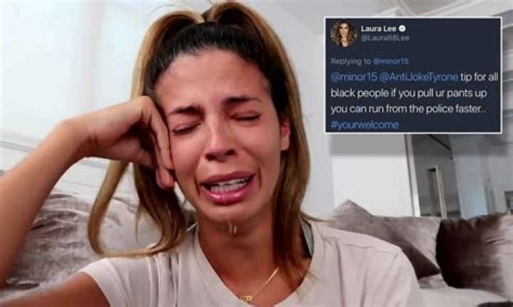 Laura Lee in an Instagram selfie as seen in April 2018