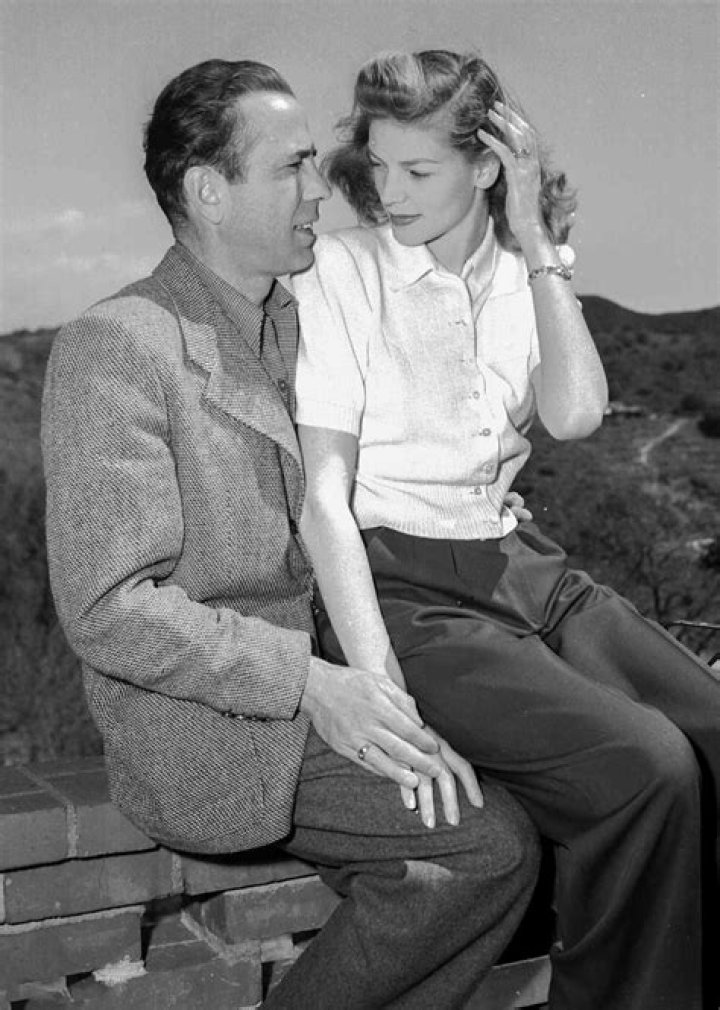 Lauren Bacall and Humphrey Bogart in a scene from the film 'To Have and Have Not'