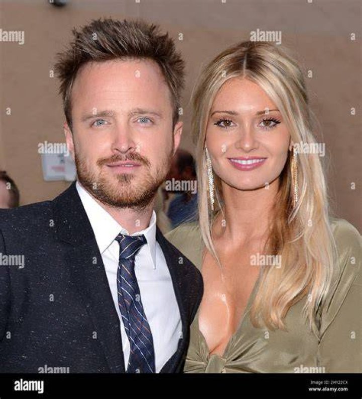 Lauren Parsekian and Aaron Paul on a date in June 2017