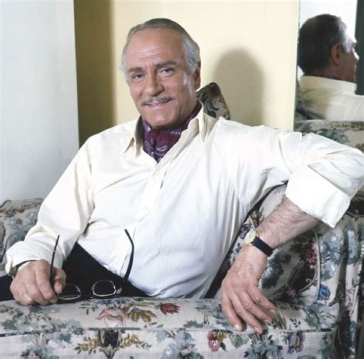 Laurence Olivier as seen during the production of 'Sleuth' in 1972