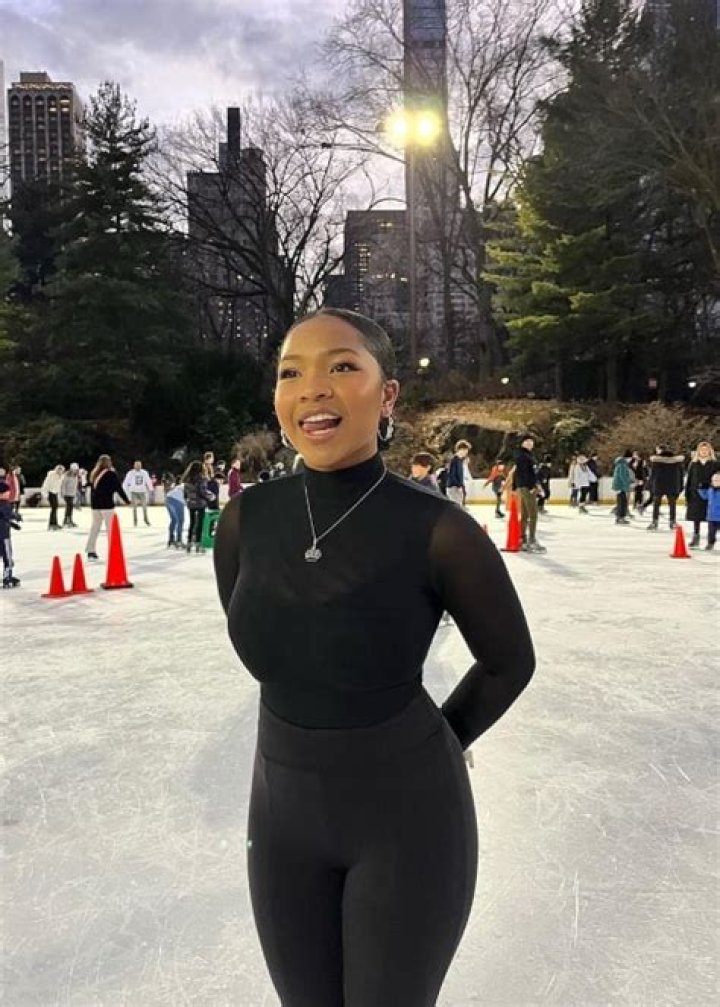Laya DeLeon Hayes in Manhattan, New York in January 2023