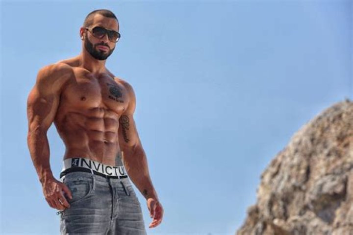 Lazar Angelov during a photoshoot for 4Invictus in 2014