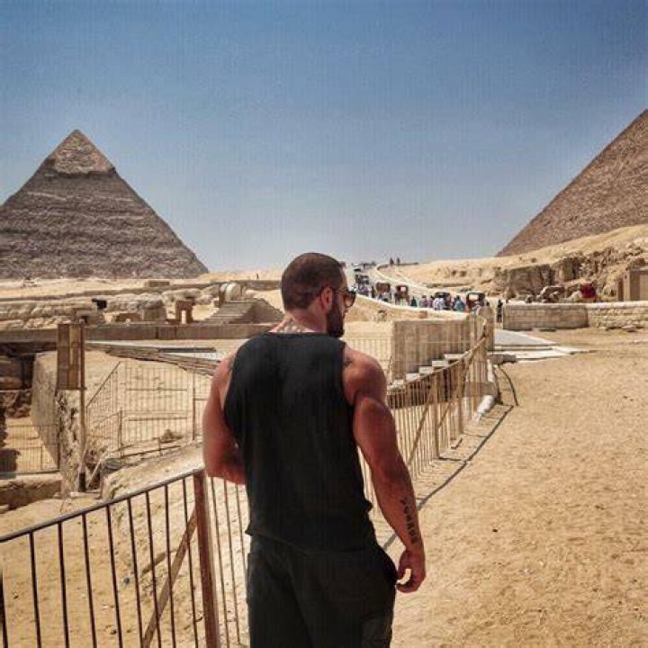 Lazar Angelov in Egypt in 2015