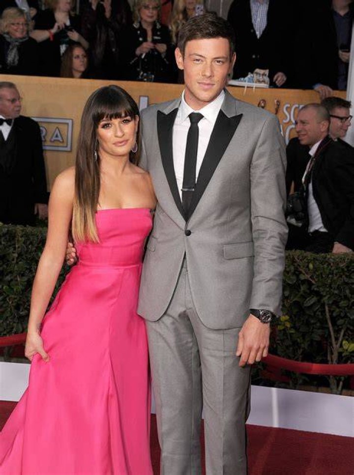 Lea Michele and Cory Monteith