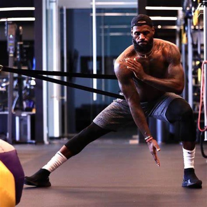 LeBron James outdoor workout