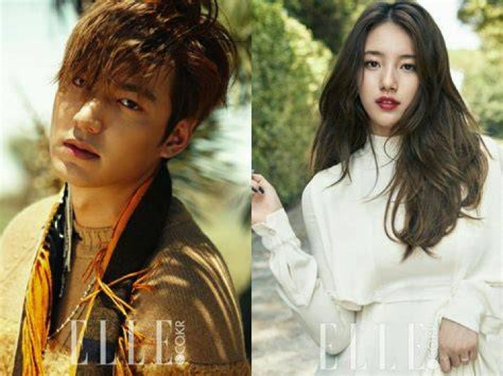 Lee Min-ho and Bae Suzy at a public event in 2016
