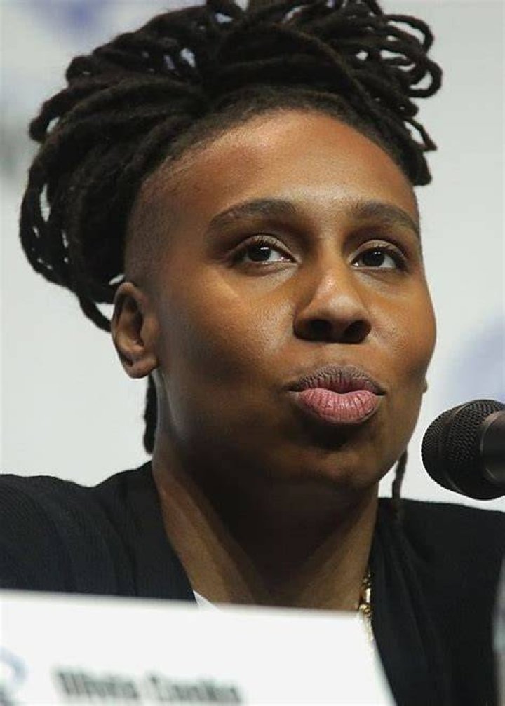 Lena Waithe speaking at the 2018 WonderCon