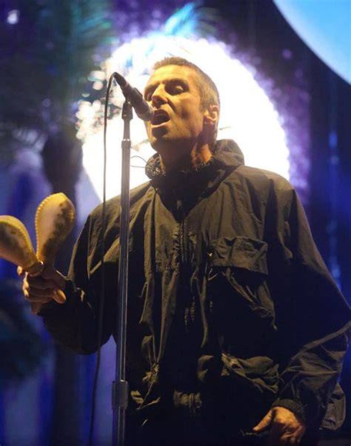 Liam Gallagher during a performance in June 2017