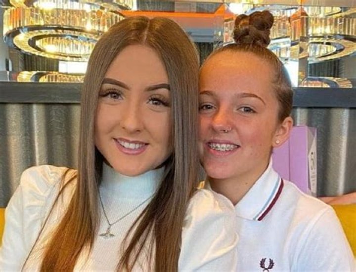 Libby-Mae and her girlfriend Katylee Bailey in a selfie that was taken in November 2020